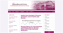 Desktop Screenshot of aplusrecruit.com